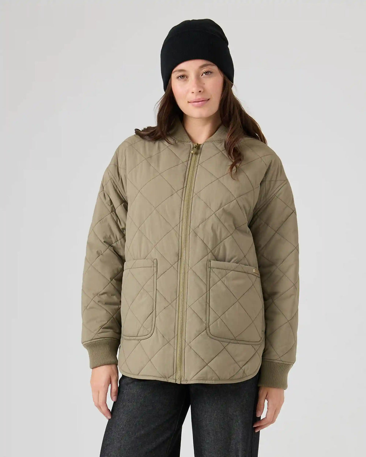 Aurora Quilted Bomber