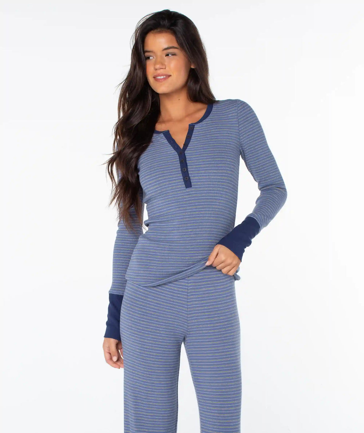 Hillside Long Sleeve Henley Top