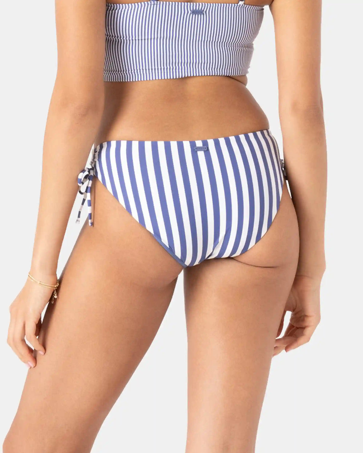 Stripe Out Lace Hipster Full Bikini Bottom