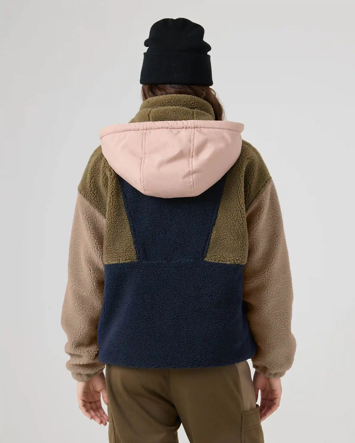 Rita Half Zip Sherpa Anorak