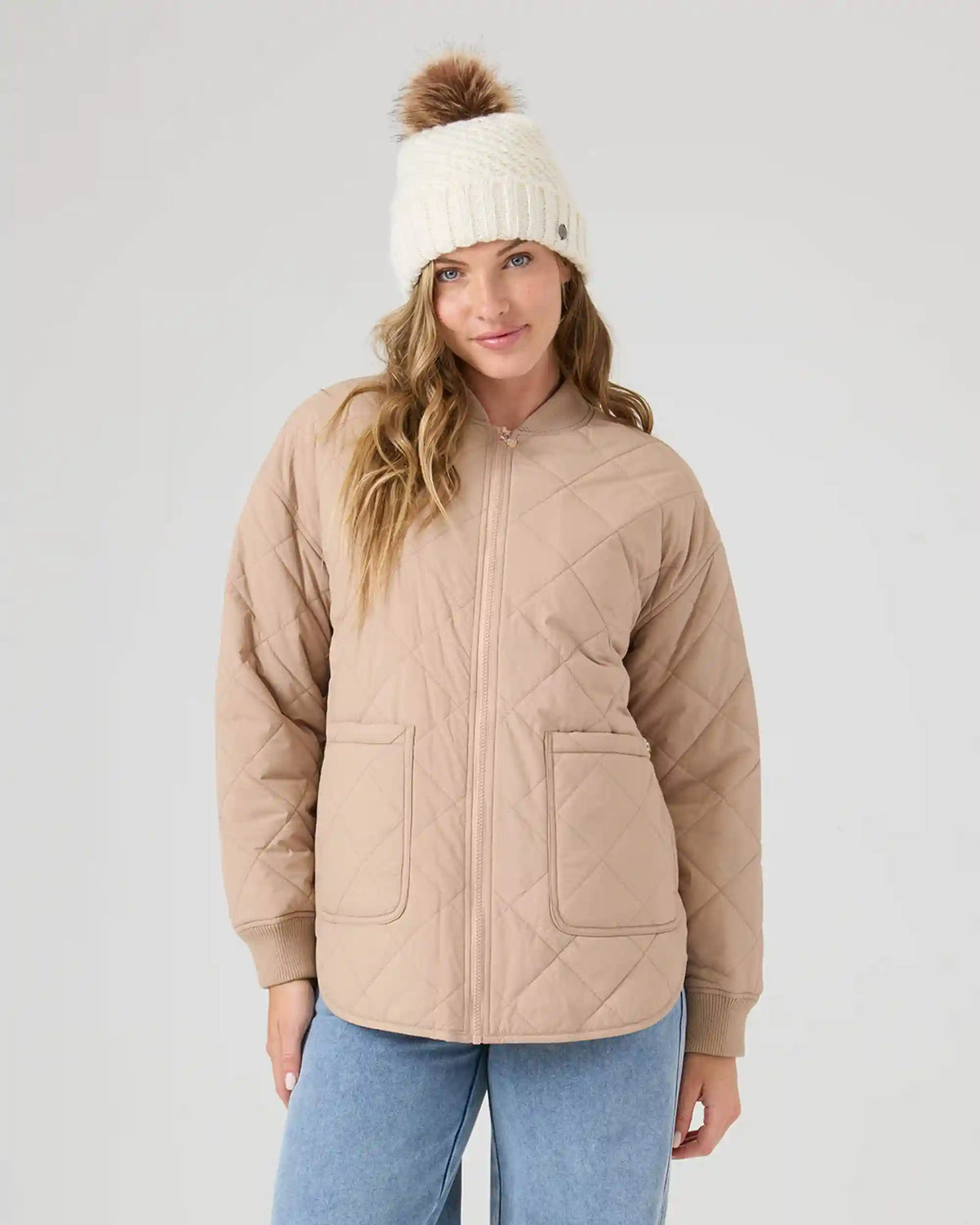 Aurora Quilted Bomber