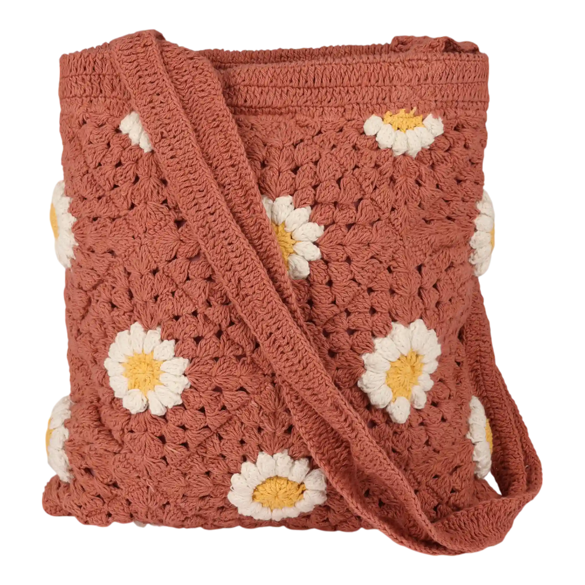 Wandering Beach Crochet Tote Bag