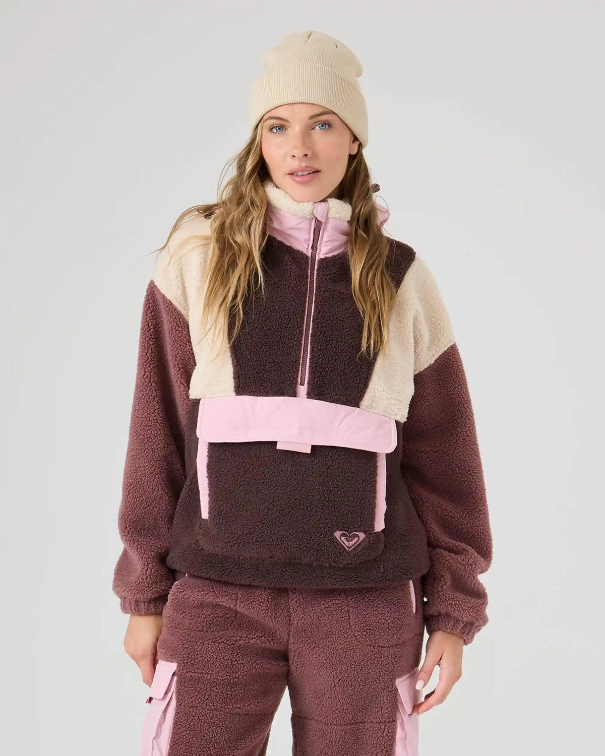 Rita Half Zip Sherpa Anorak