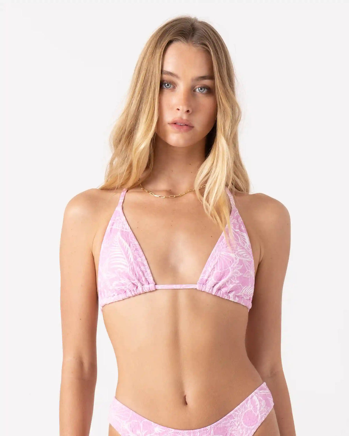 Bora Bora Tiki Triangle Bikini Top