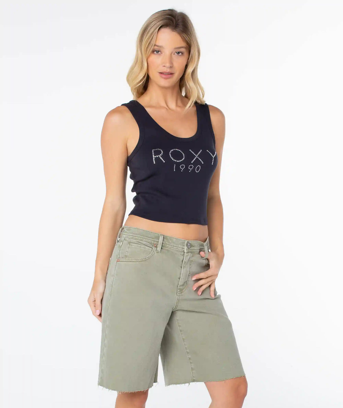Shine Bright Scoop Baby Rib Tank