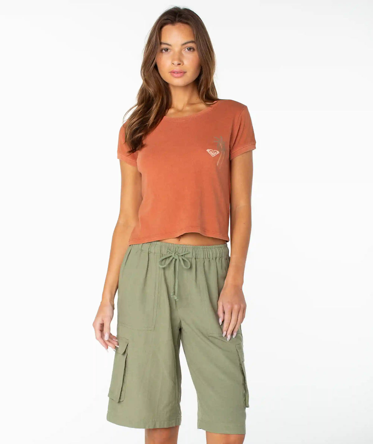 Spanish Summer Cropped Baby Tee