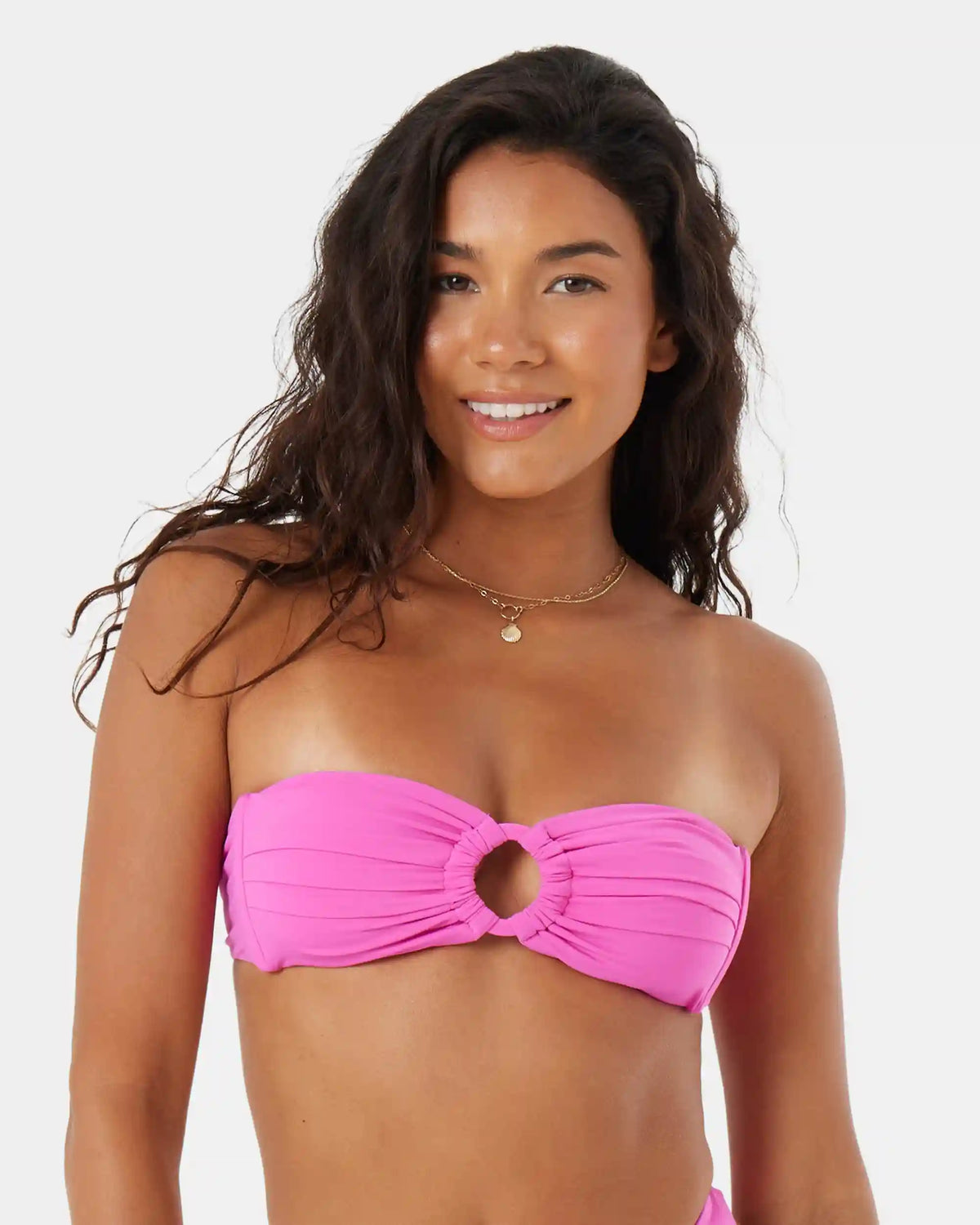 SD Beach Classics Ring Bandeau Bikini Top