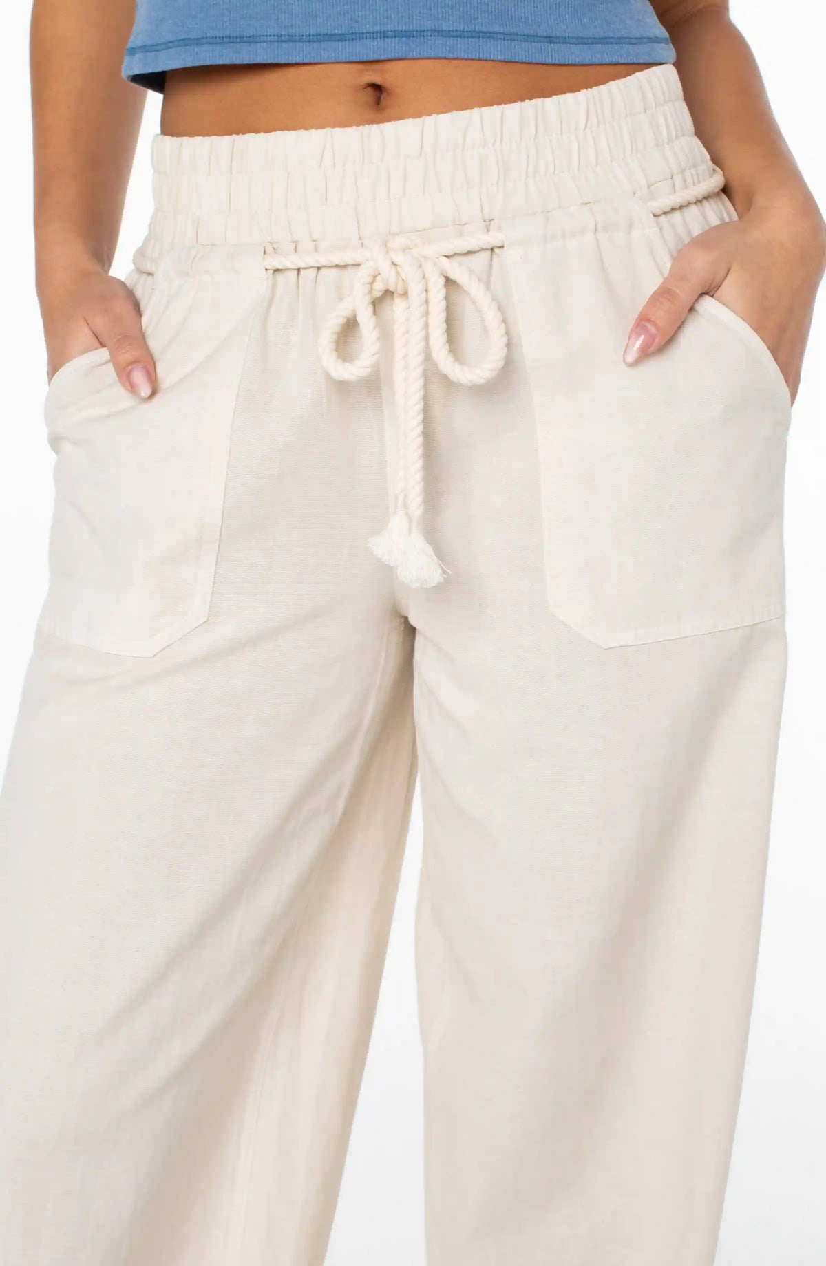 Paddle On Pant Solid Pant