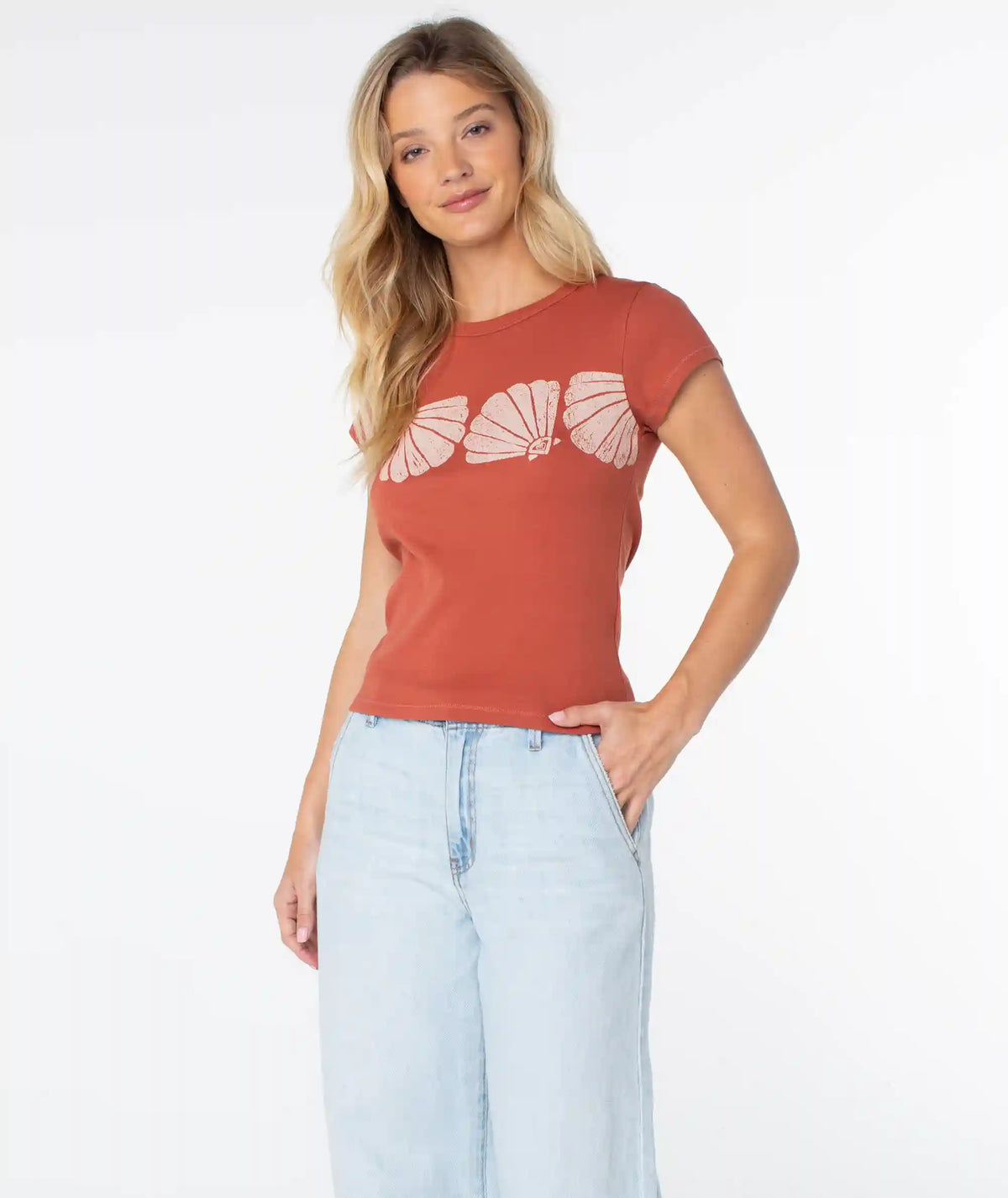 Shell Band 90S Baby Tee