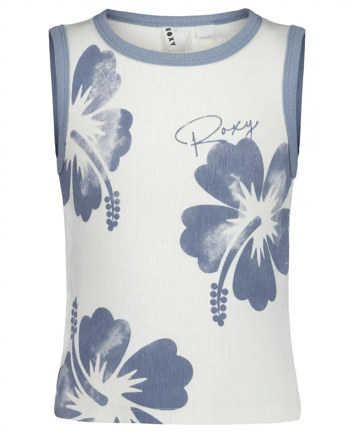 Girls' Hibiscus Stamp Tank