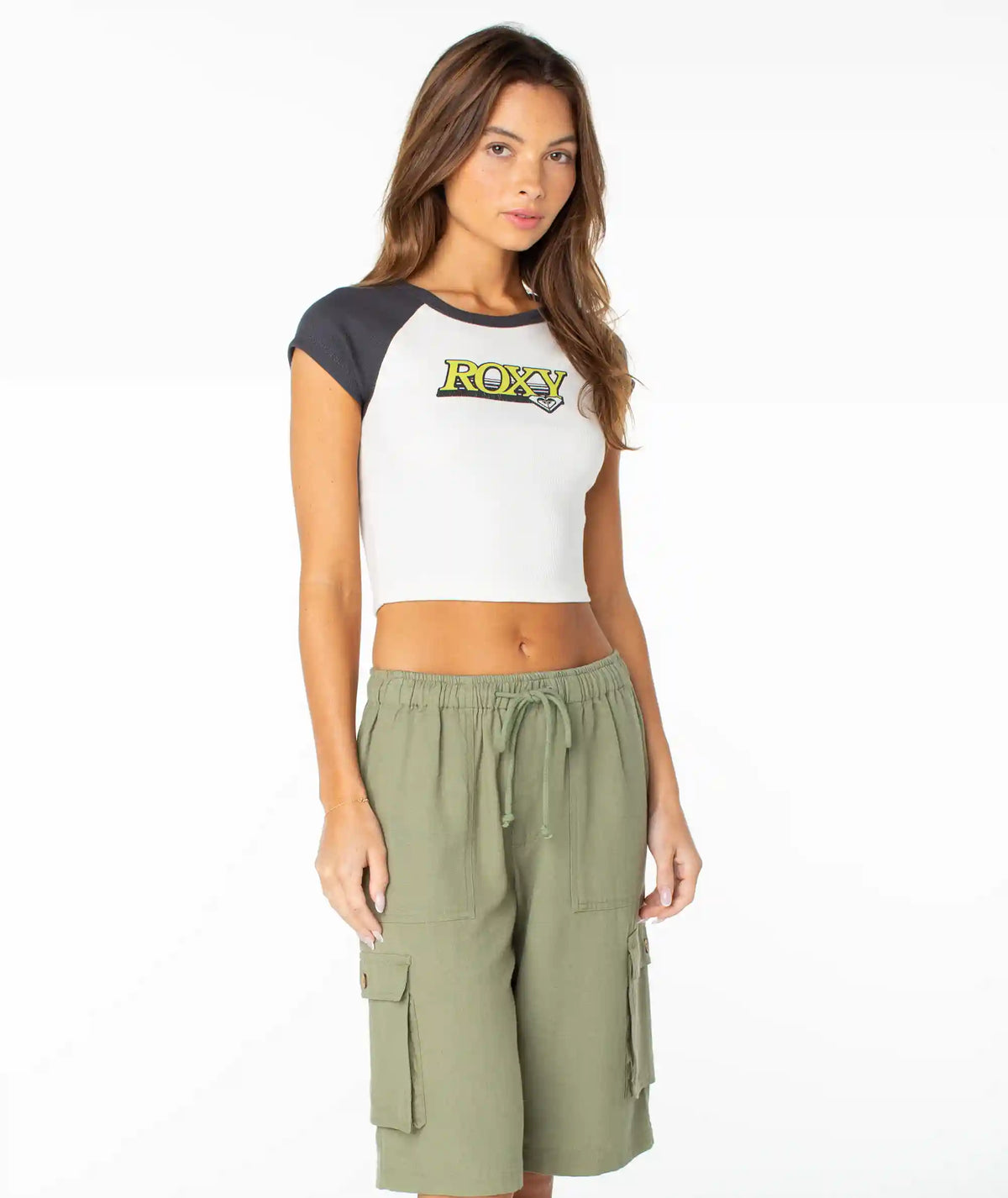 Roxy Crop Baby Tee