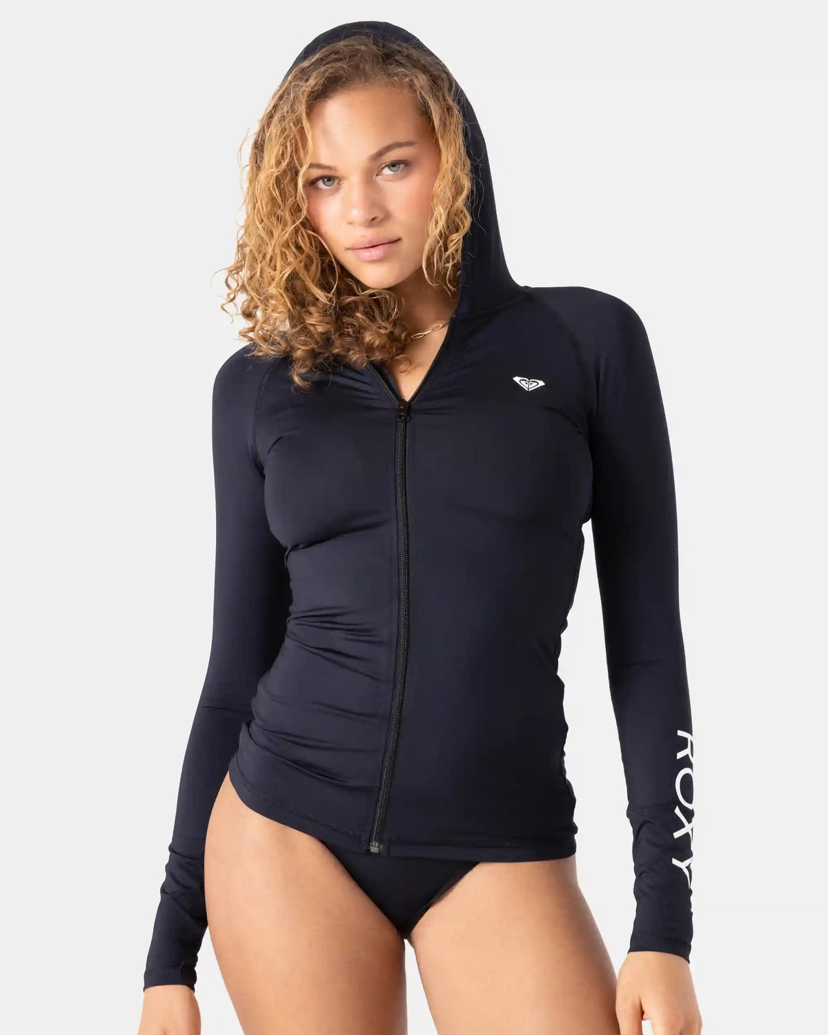 New Essentials Long Sleeve Zip Hooded