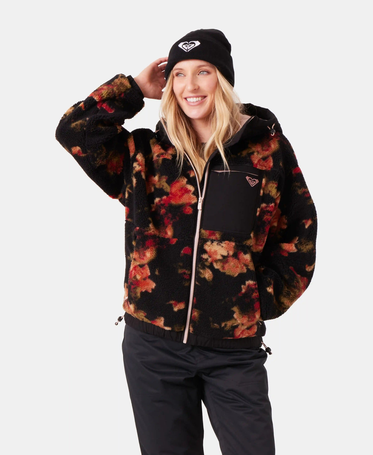 W25 Everest Full Zip Hooded Sherpa