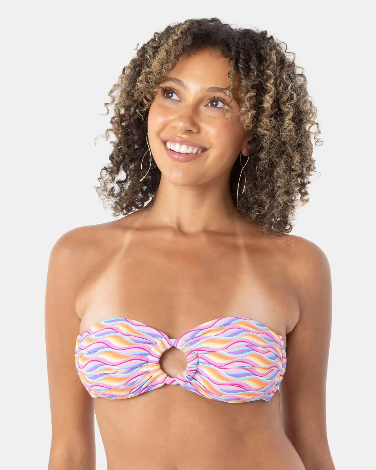 High Tide Ring Bandeau Bikini Top