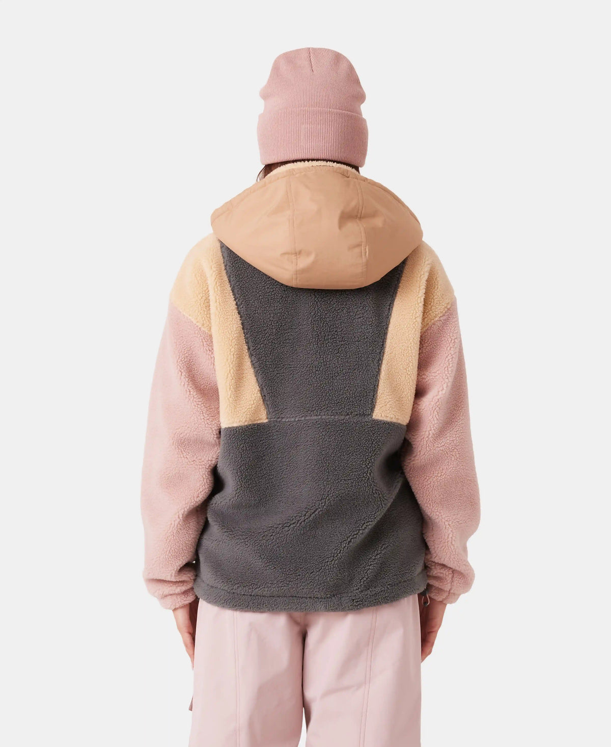 W25 Rita Half Zip Sherpa Anorak