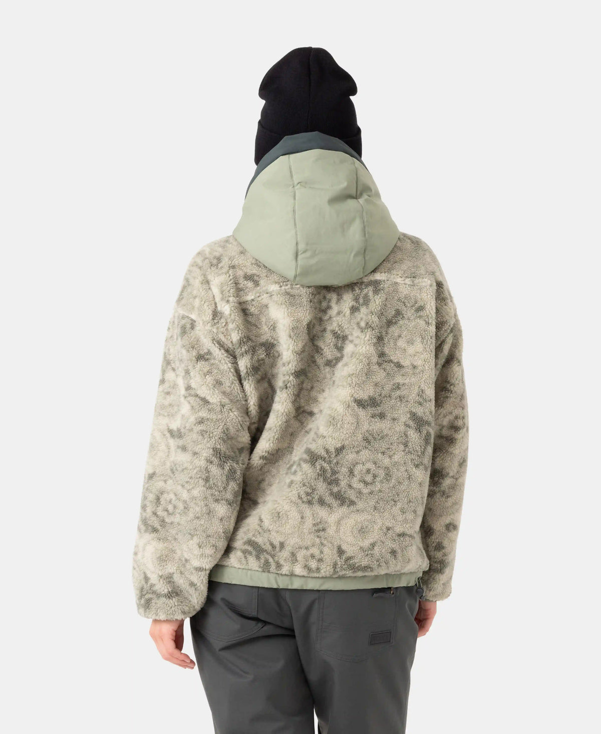 W25 Everest Full Zip Hooded Sherpa